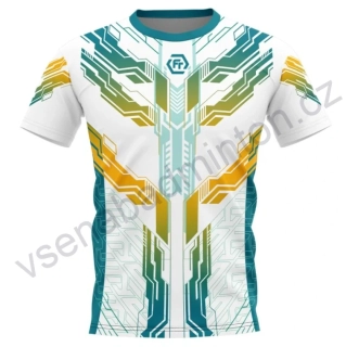 Unisex tričko Felet RN 3622 White/Green